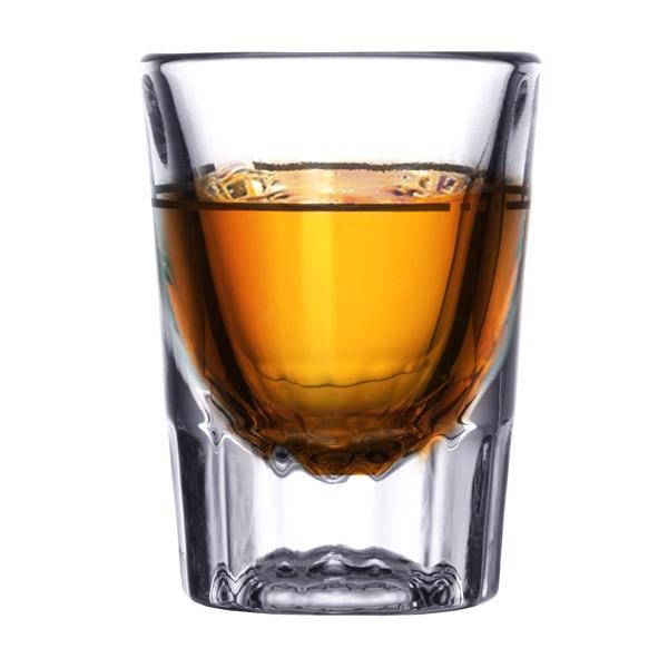 Libbey 5126/S0711 2 oz. Fluted Whiskey / Shot Glass with .875 oz. Cap Line - 48/Case