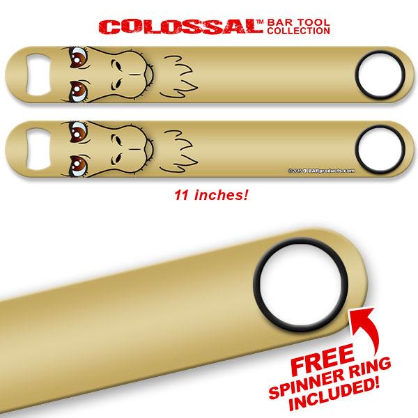 Kolorcoat™ 11" Long COLOSSAL™  Speed Bottle Opener – Longneck Camel