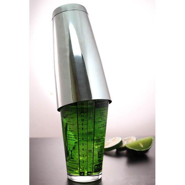 Mix Master Measuring Mixing Glass with 28 oz Shaker