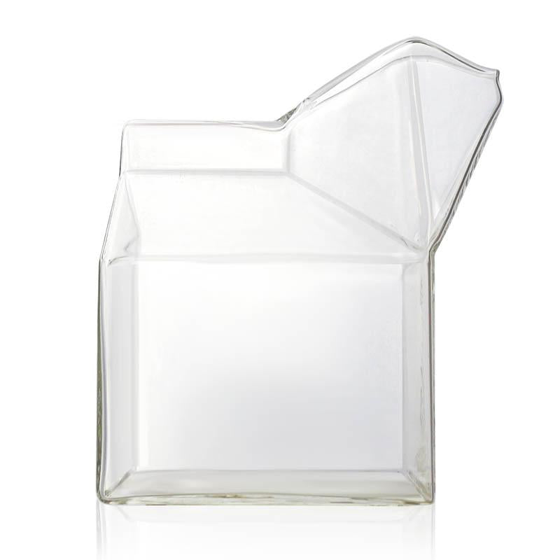 Mini Milk Carton Glass - 8 ounce