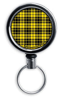 Retractable Reels for Bottle Openers – Yellow Plaid