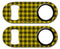 Kolorcoat Mini Opener with Retractable Reel - Yellow Plaid