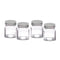 Mini Mason Glass Jars - with lids - 2.5 oz. - Pack of 4