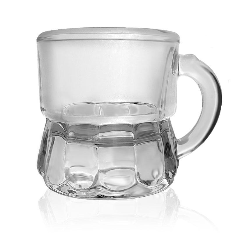 Clear Shot Glass - Mini Mug Design - 1ounce