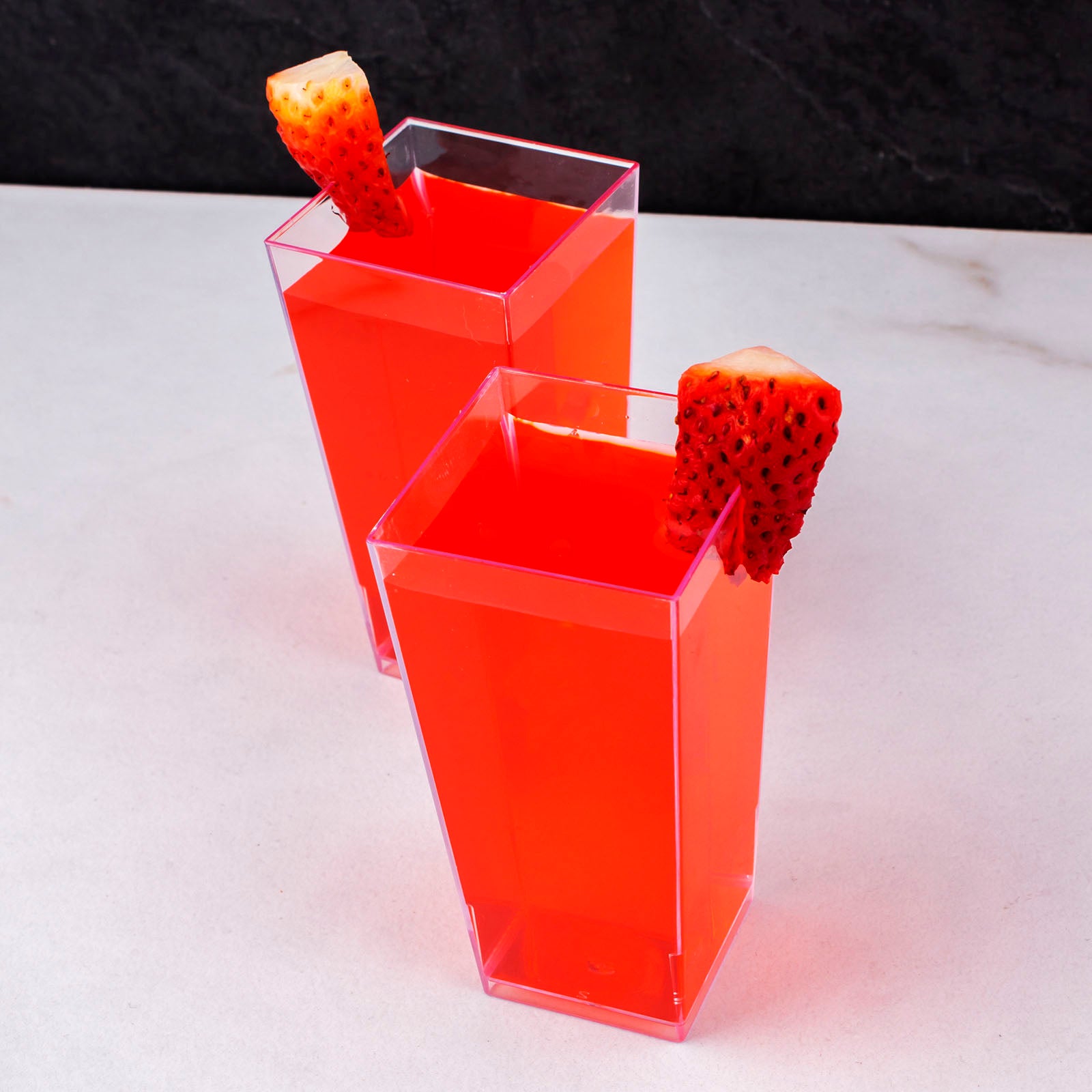 Square Mini Cup 16 count - Clear Mini Tall Square Cups - 3.5 ounce – Bar Supplies