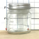 Mini Mason Glass Jars - w/lids - 2.5 ounces - 4 pack