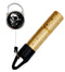 Mister Leash™ - Retractable Clip-on Atomizer for Hand Sanitizers - Chrome Skull Design - Refillable