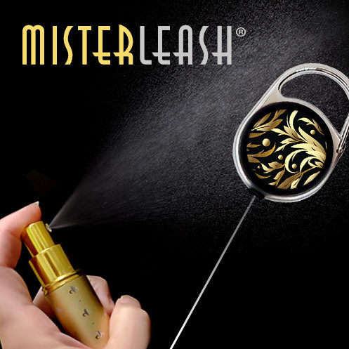 Mister Leash™ - Retractable Clip-on Atomizer for Hand Sanitizers