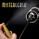 Mister Leash™ - Retractable Clip-on Atomizer for Hand Sanitizers - Chrome Skull Design - Refillable