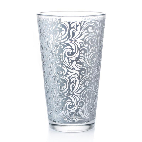 Mixing Glass - Silver Swirl (16oz)