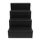 Wooden Liquor Shelves - 4 Tier - Black