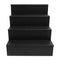 Wooden Liquor Shelves - 4 Tier - Black