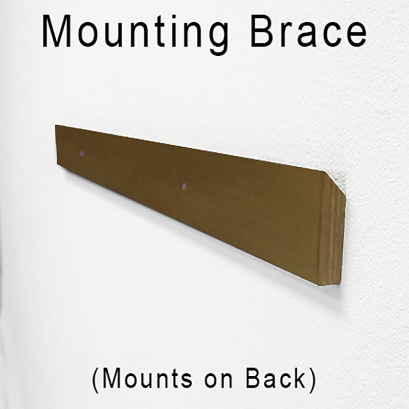 Murphy WalBAR™ - Stained French Cleat Mounting Installation Brace