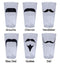 6 Pack of Mustache Pint Glasses