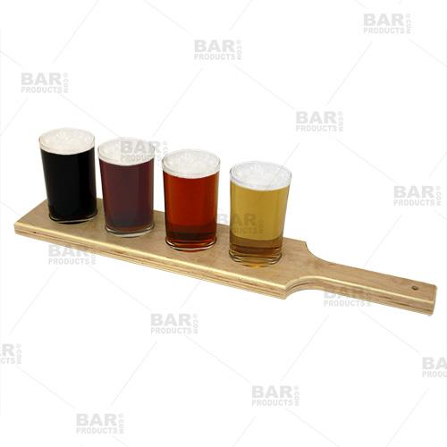 Natural Wood Beer Sampler Paddle