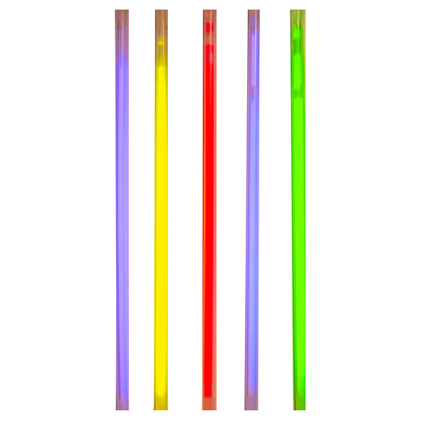 Multi 25 pack - Neon Glow Straws