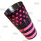 Neon pink cocktail shaker - grungy united states flag