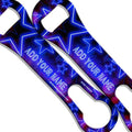 Neon Blue Custom stars bar key