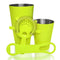 4 Piece Neon Yellow Powder Coated Bar Set with V-Rod®