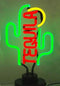 Tequila Cactus Neon Sculpture