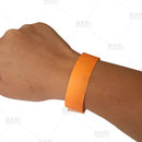 Disposable Wristbands - Neon Orange