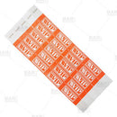 Paper Numbered Wristbands 