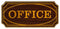 Office Wood Plaque Kolorcoat™ Sign