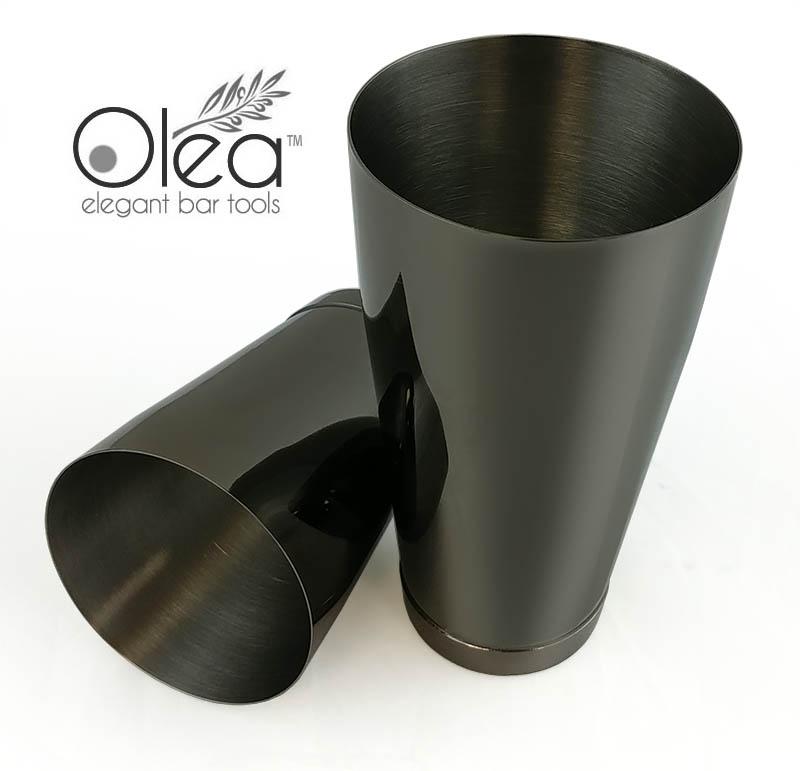 Olea™ Cocktail Shaker Set - Gunmetal Black - 2 Piece (28 and 16 ounce Tins)