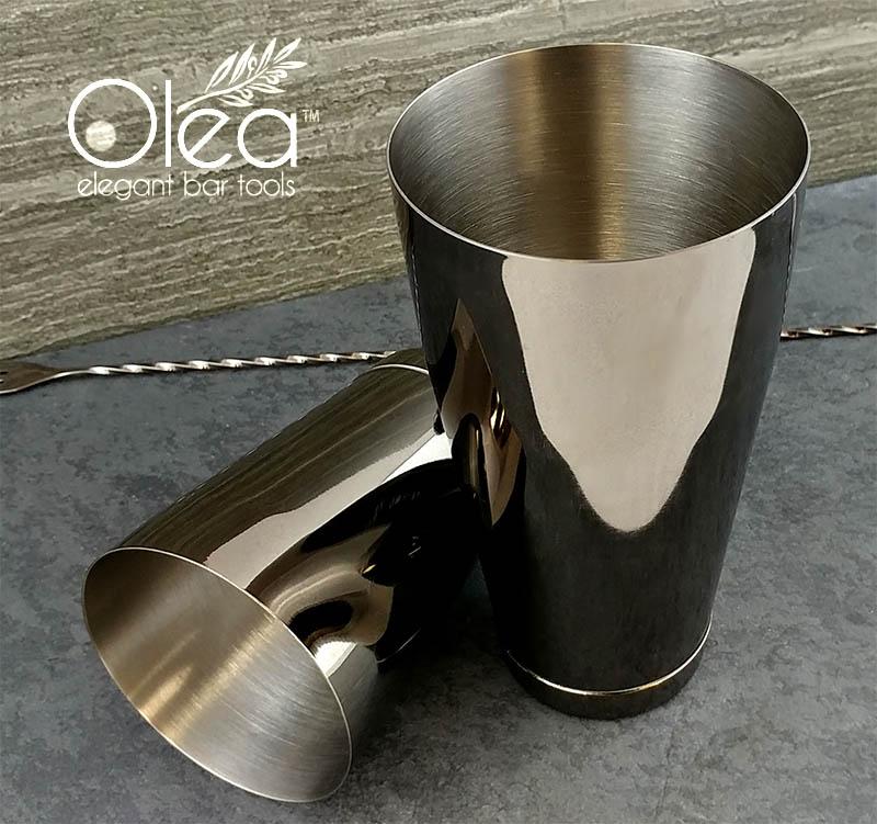 Olea™ Cocktail Shaker Set - Gunmetal Black - 2 Piece (28 and 16 ounce Tins)