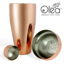 Olea™ 3-Piece Cocktail Shaker Deluxe - Copper Plated - 24 ounce