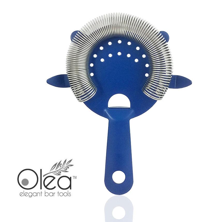 Olea™ Cocktail Strainer - 4 Prong - Metallic NEON Blue