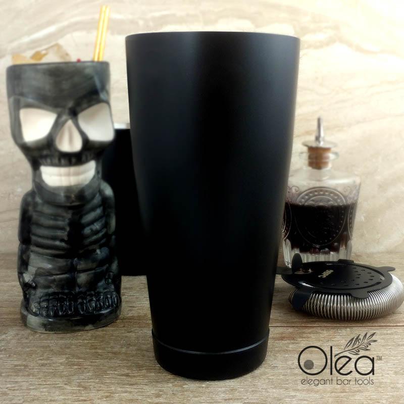 Olea™ Cocktail Shaker - Matte Black - 28oz Weighted