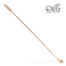 Olea™ Copper Plated Bar Spoon - Trident Fork Tip - 50cm Length