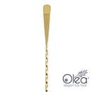 Olea™ Bar Set - Gold Plated - 4 Piece (Bar Spoon Tip Option)