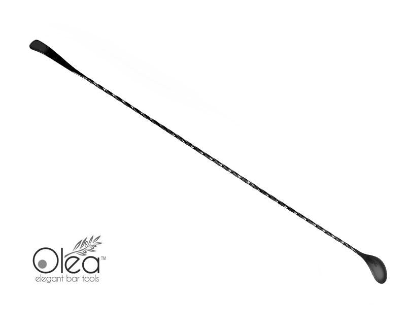 Olea™ Bar Spoon - Gunmetal Plated with Bent Tip (50cm)