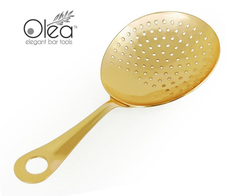 Olea™ Julep Cocktail Strainer - Gold Plated 