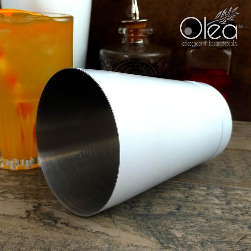 Olea™ Cocktail Shaker - Matte White - 16oz Weighted