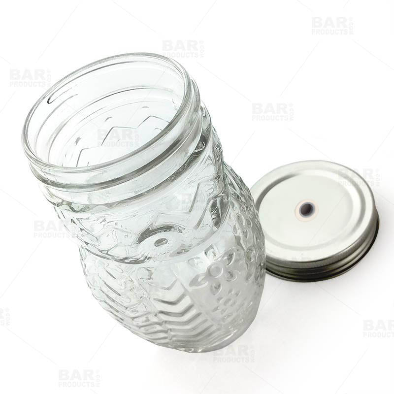 BarConic Owl Mason Jar with Lid