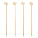 BarConic® Wooden Palm Tree Swizzle Sticks - 100 pack