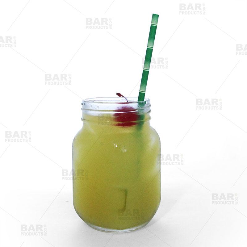 BarConic® Eco-Friendly Paper Straws - Bamboo - 100 pack