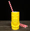 BarConic® "Eco-Friendly" Jumbo Paper Straws - 7 3/4" Red Stripe - 100 pack