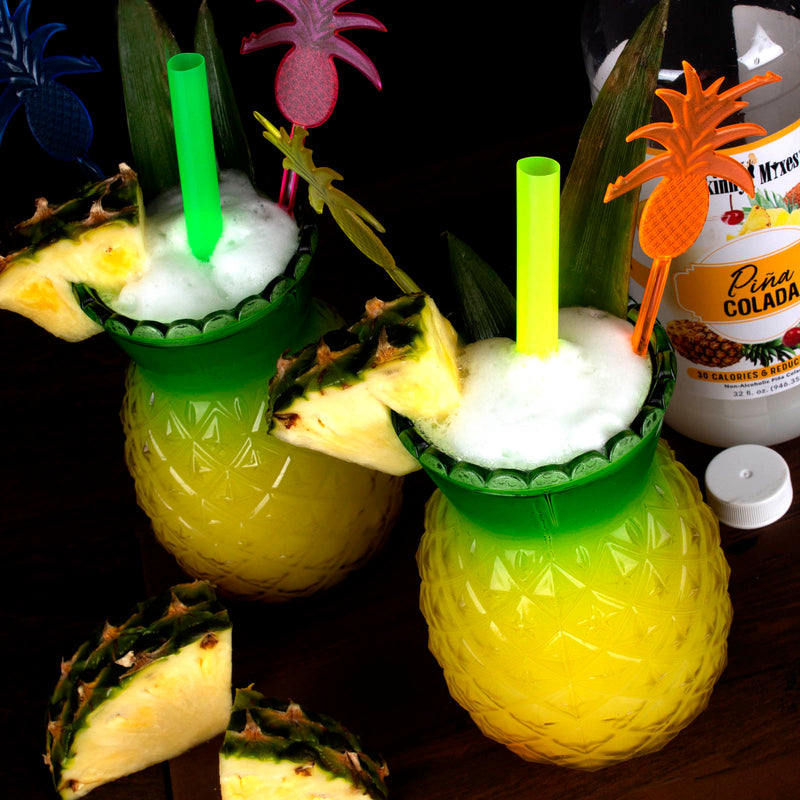Pineapple Tiki Drinkware Gift Set