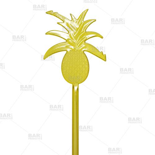 Pineapple Swizzle Cocktail Stirrer - Top
