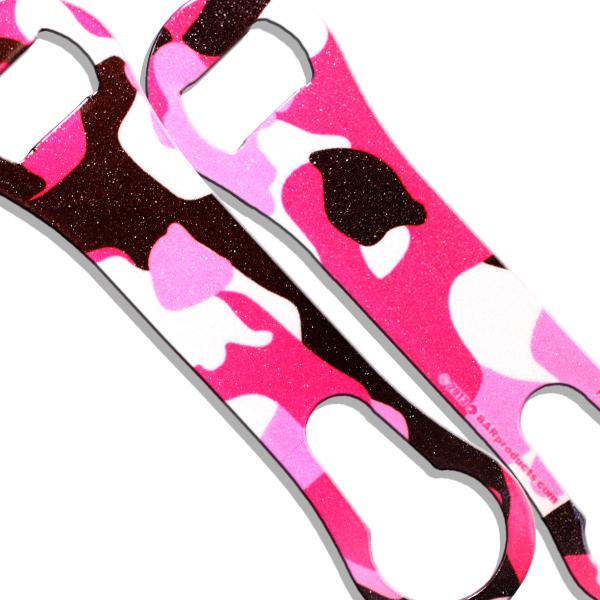 Pink Camo Glitter V-Rod® Bottle Opener