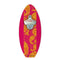 Pink and Orange Paisley Wooden Surfboard Wall Bottle Opener