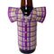 T-Shirt Style Bottle Cooler - Pajamas - Pink Plaid