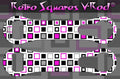 Pink Retro Squares V-Rod® Bottle Opener
