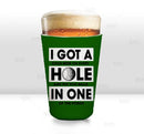 ADD YOUR NAME Pint Glass Cooler - Golf