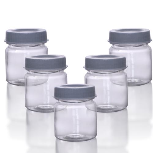 Plastic Mini Mason Jars w/ Lids – 20 pack