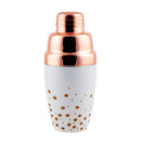 BarConic® 3 Piece Shaker Set - Polka Dot Design w/ Rose Gold Lid